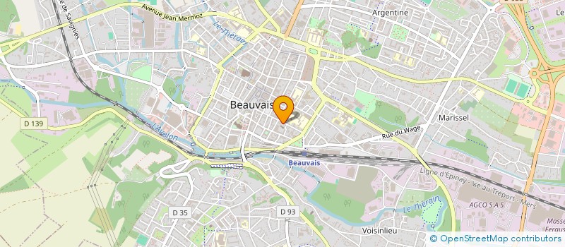 localisation de l'entreprise ARCHICONFRERIE ST JOSEPH  BEAUVAIS