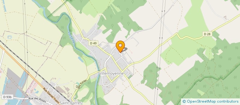 localisation de l'entreprise ARCHID'MOTION  VILLEMOYENNE