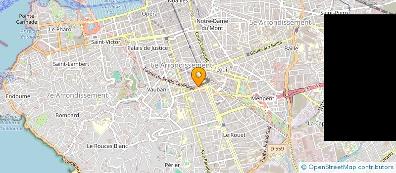 localisation de l'entreprise ARCHIDEAL CONCEPT à MARSEILLE