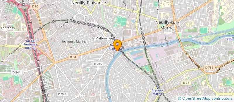 localisation de l'entreprise ARCHIDECO à NEUILLY-PLAISANCE