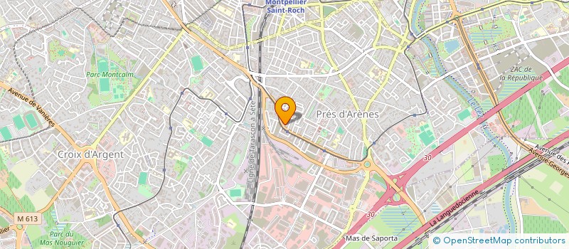 localisation de l'entreprise ARCHIDECO à MONTPELLIER