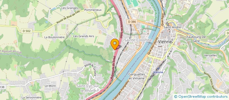 localisation de l'entreprise ARCHIDECO ATELIER  SAINTE-COLOMBE