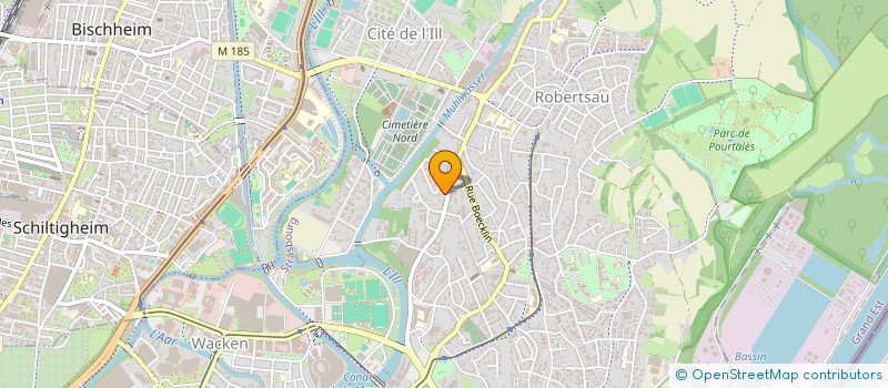 localisation de l'entreprise ARCHIDENT à STRASBOURG