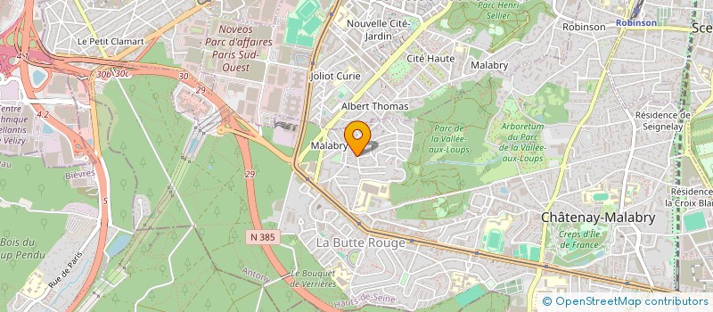 localisation de l'entreprise ARCHIDESIGNER à CHATENAY-MALABRY