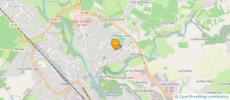 localisation de l'entreprise ARCHIDEV-CRO à CLISSON