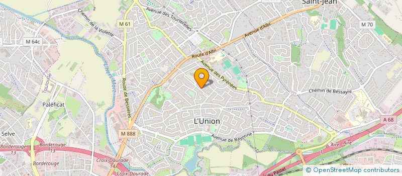 localisation de l'entreprise ARCHIDEV SOFTWARE à L'UNION