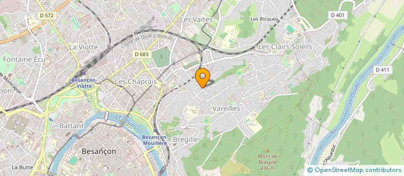 localisation de l'entreprise ARCHIDIUM  BESANCON