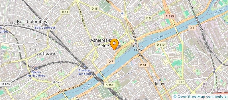 localisation de l'entreprise ARCHIDUCHESSE à ASNIERES-SUR-SEINE