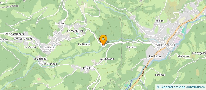 localisation de l'entreprise ARCHIER CHRISTIAN à SAINT-JULIEN-VOCANCE