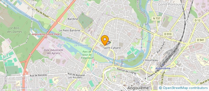 localisation de l'entreprise ARCHIGOS à ANGOULEME