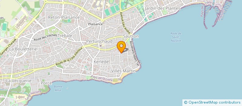 localisation de l'entreprise ARCHIJOYEUX  SAINT-NAZAIRE