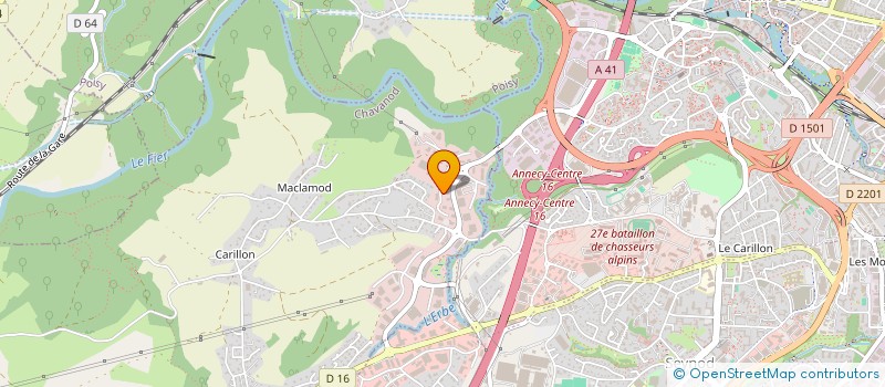 localisation de l'entreprise ARCHILAB  CHAVANOD