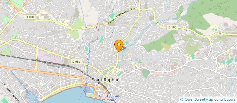 localisation de l'entreprise ARCHILIGHT  SAINT-RAPHAEL
