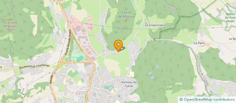 localisation de l'entreprise ARCHILIND LINDA REPELLIN ARCHITECTE  VOIRON