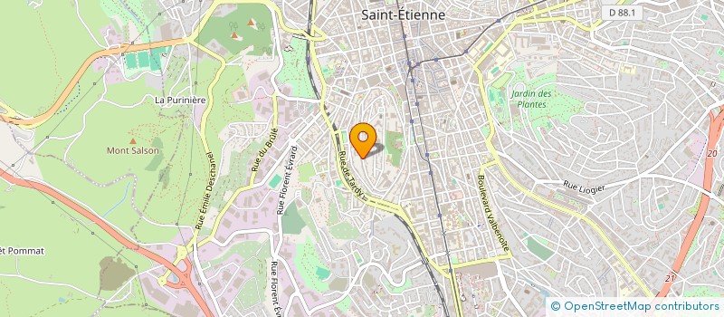 localisation de l'entreprise ARCHIMAGE à SAINT-ETIENNE