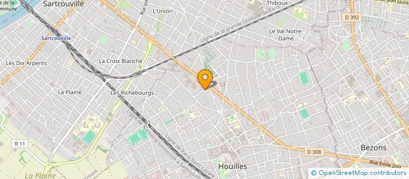 localisation de l'entreprise ARCHIMAGE PRODUCTION à HOUILLES
