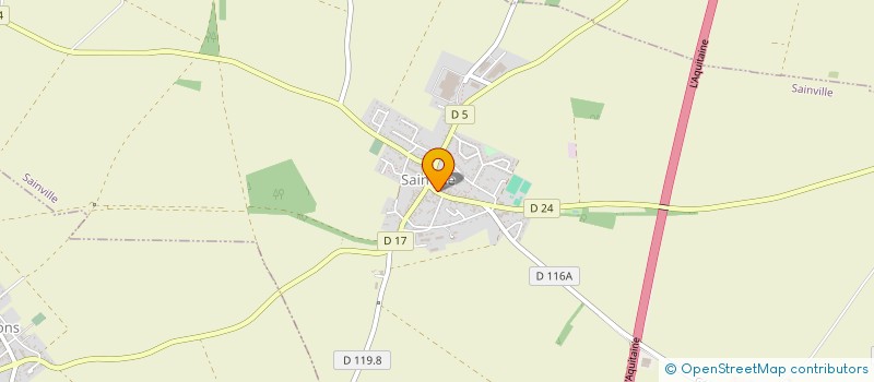 localisation de l'entreprise ARCHIMAT à SAINVILLE