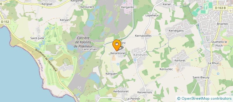 localisation de l'entreprise ARCHIMED 23-25  PLOEMEUR