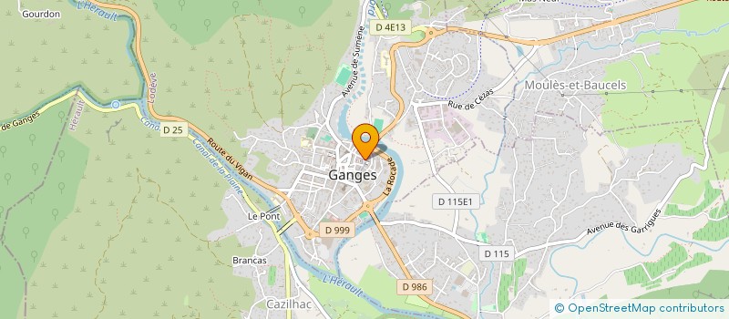 localisation de l'entreprise ARCHIMED à GANGES