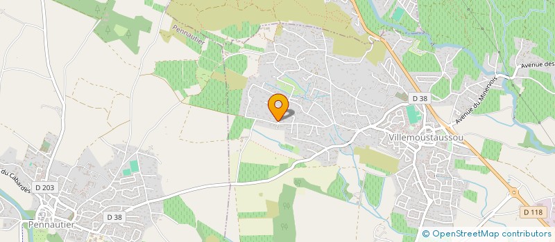 localisation de l'entreprise ARCHIMED à VILLEMOUSTAUSSOU