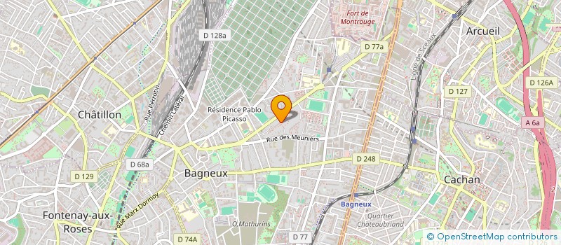 localisation de l'entreprise ARCHIMED à BAGNEUX