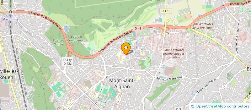 localisation de l'entreprise ARCHIMED à MONT-SAINT-AIGNAN