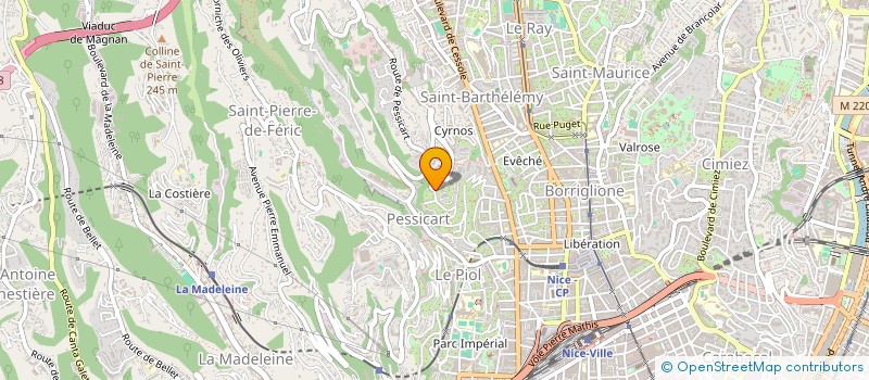 localisation de l'entreprise ARCHIMED  NICE