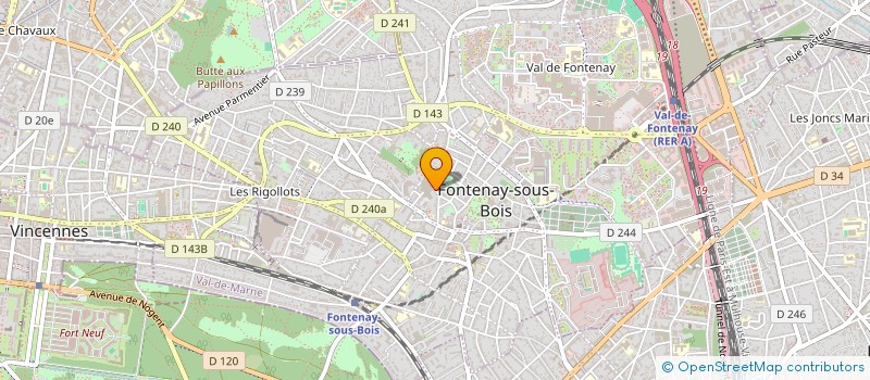 localisation de l'entreprise ARCHIMED-GE PARIS à FONTENAY-SOUS-BOIS