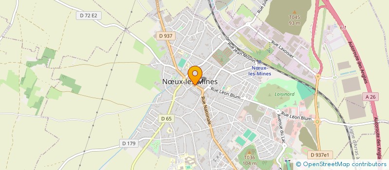 localisation de l'entreprise ARCHIMED MATERIEL MEDICAL  NUX-LES-MINES