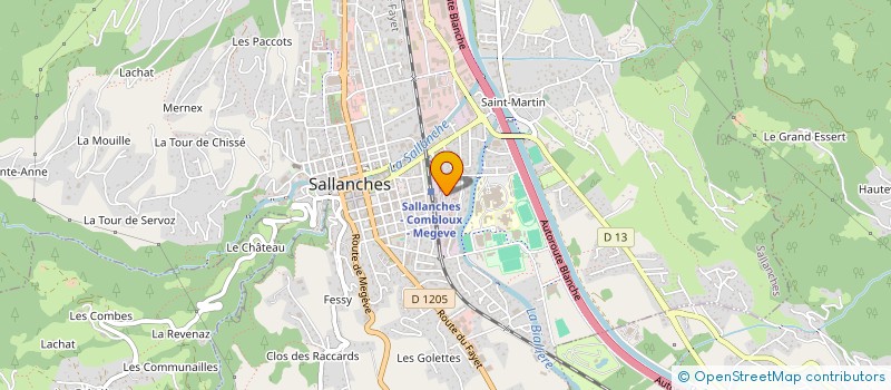localisation de l'entreprise ARCHIMEDE à SALLANCHES