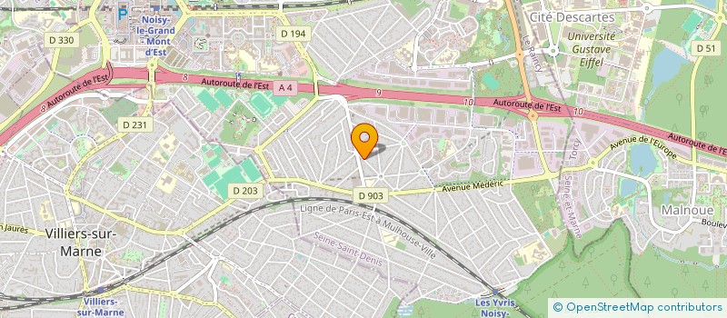 localisation de l'entreprise ARCHIMEDE à NOISY-LE-GRAND