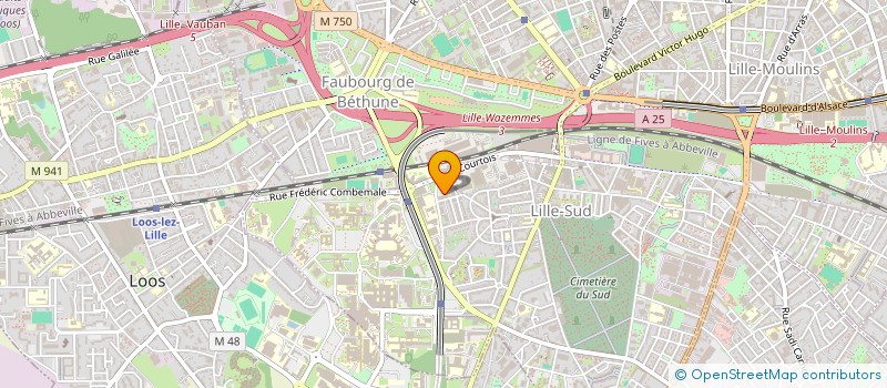 localisation de l'entreprise ARCHIMEDE 7-9 à LILLE