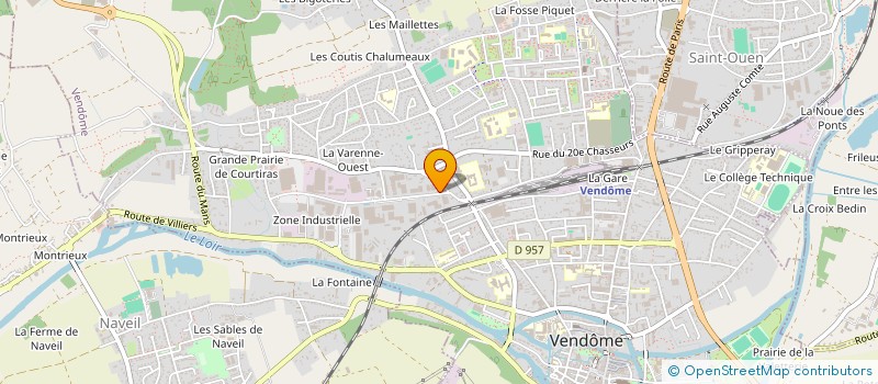 localisation de l'entreprise ARCHIMEDE  VENDOME