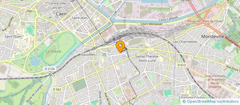 localisation de l'entreprise ARCHIMEDIA à CAEN