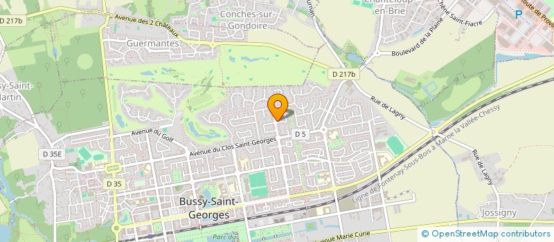 localisation de l'entreprise ARCHIMERIA STUDIOS  BUSSY-SAINT-GEORGES