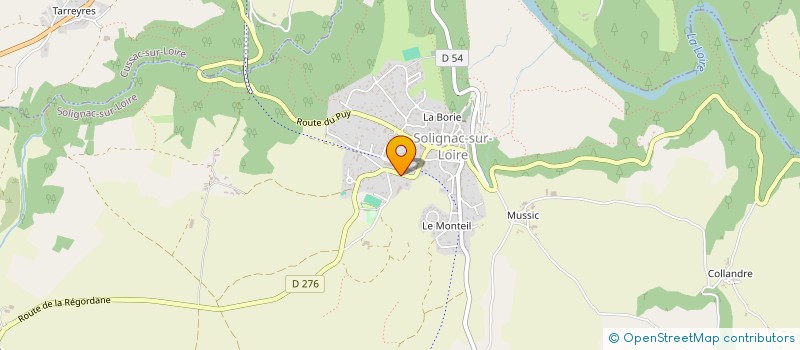 localisation de l'entreprise ARCHIMETAL & BOIS  SOLIGNAC-SUR-LOIRE