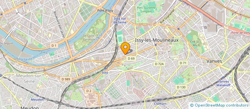 localisation de l'entreprise ARCHIMETRIE à ISSY-LES-MOULINEAUX