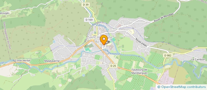 localisation de l'entreprise ARCHIMETRIX  SAINT-HIPPOLYTE-DU-FORT