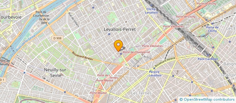 localisation de l'entreprise ARCHIMMO à LEVALLOIS-PERRET