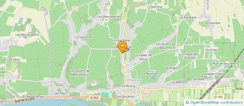 localisation de l'entreprise ARCHIMMO 37 à VOUVRAY