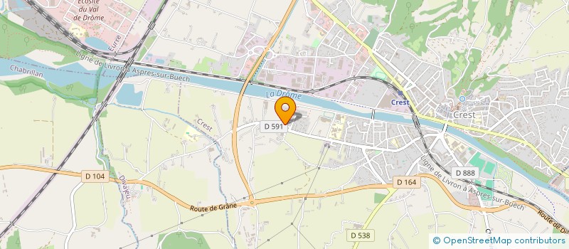 localisation de l'entreprise ARCHIMMO  CREST