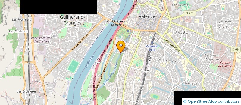 localisation de l'entreprise ARCHIMP  VALENCE