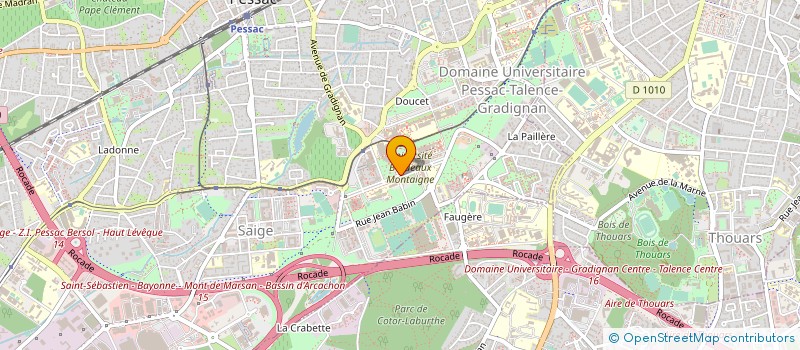 localisation de l'entreprise ARCHIMUSE - BORDEAUX à PESSAC