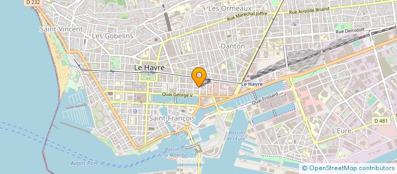 localisation de l'entreprise ARCHINARD à LE HAVRE
