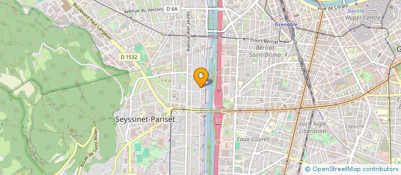 localisation de l'entreprise ARCHINARD DAVID SERVICES  SEYSSINET-PARISET