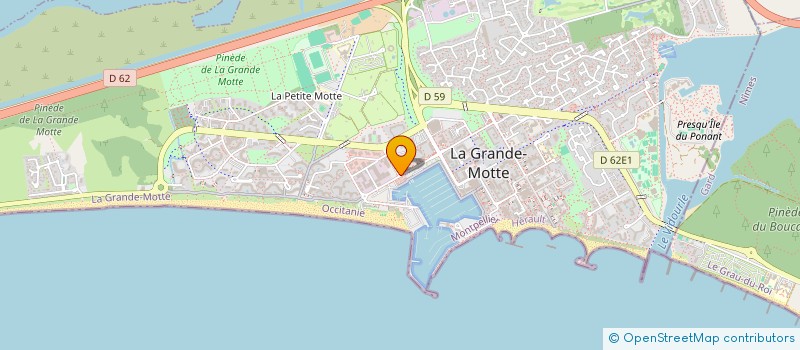 localisation de l'entreprise ARCHIPEL  LA GRANDE-MOTTE