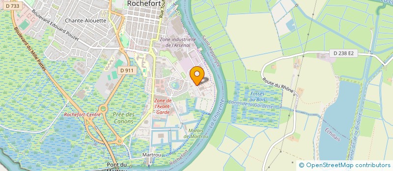 localisation de l'entreprise ARCHIPEL  ROCHEFORT