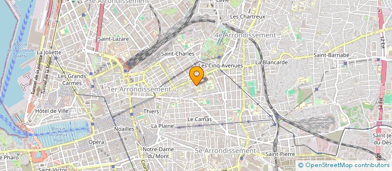 localisation de l'entreprise ARCHIPEL 49: MAISON DU CHANT, DES MUSIQUES ET DU CONTE à MARSEILLE