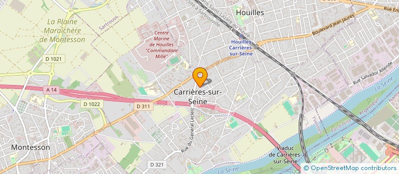 localisation de l'entreprise ARCHIPEL  CARRIERES-SUR-SEINE