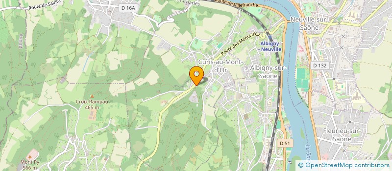 localisation de l'entreprise ARCHIPEL  CURIS-AU-MONT-D'OR